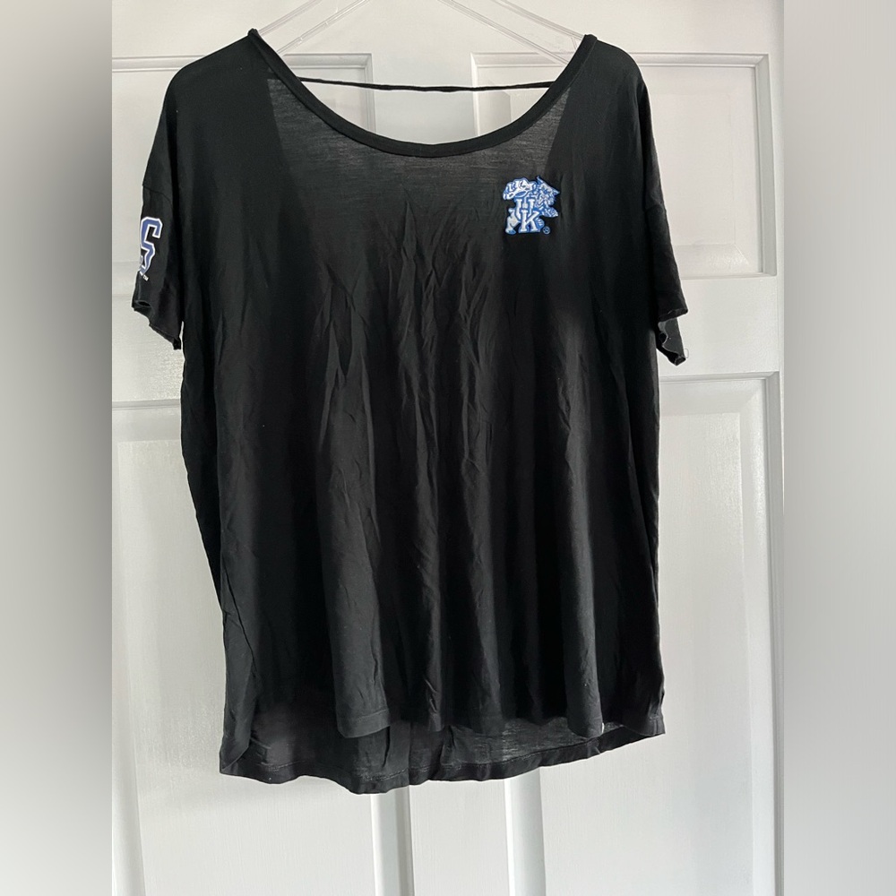 Pink Low Back UK Cats Slinky T-Shirt
